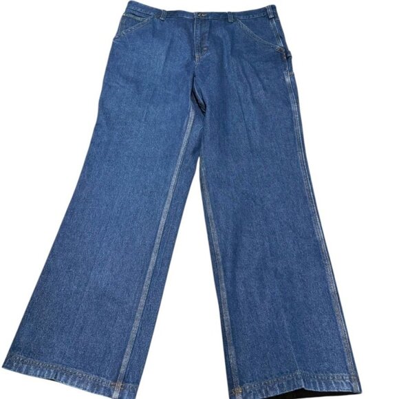 Duluth Trading Co Carpenter Jeans Blue Size 42 x 32 - Picture 1 of 8
